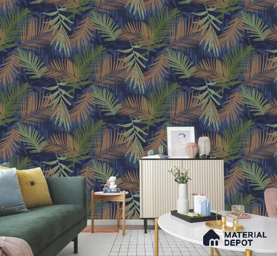 333100 | 10 Meter x 21 Inches Florals Look Wallpaper - 57.41 Sq. Ft. | Minimum 15% wastage during installation