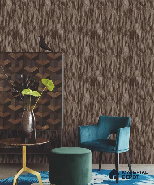 333111 | 10 Meter x 21 Inches Patterned Look Wallpaper - 57.41 Sq. Ft. | Minimum 15% wastage during installation