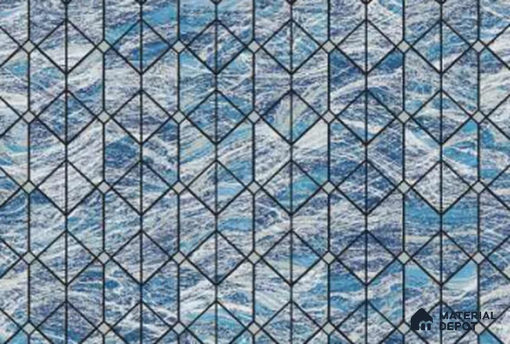 333123 | 10 Meter x 21 Inches Geometric Look Wallpaper - 57.41 Sq. Ft. | Minimum 15% wastage during installation