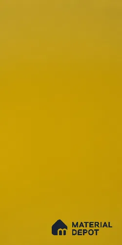 Yellow Solid Colors Look 3613 NGL 8 ft x 4 ft High Gloss Finish Decorative Laminate - 1 mm | Suitable for Living Room, Kitchen, Office