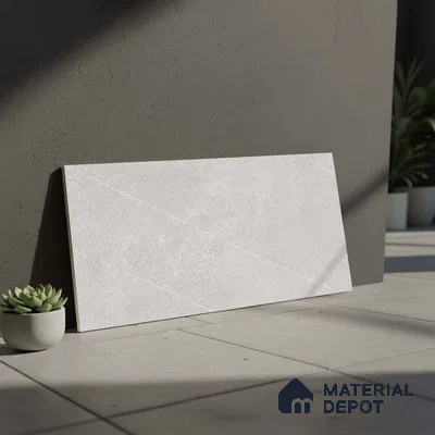 Cement Wall Tile TL 05992 B 6111 D Dark 2 ft x 1 ft Ceramic Matte Finish - 7.5 mm | Suitable For Kitchen, Bathroom (Sample)