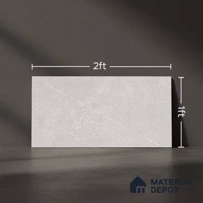 Cement Wall Tile TL 05992 B 6111 D Dark 2 ft x 1 ft Ceramic Matte Finish - 7.5 mm | Suitable For Kitchen, Bathroom (Sample)