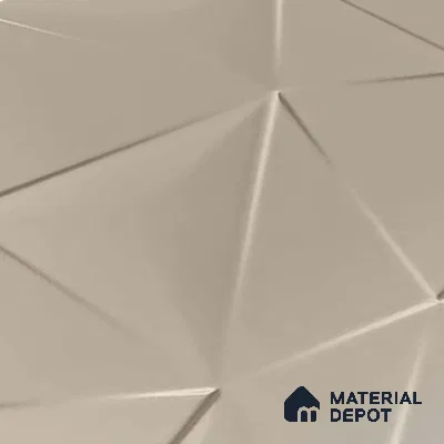 3D Wall Tile TL 05289 Splendore Trina Illusions Light 2 ft x 1 ft Ceramic Matte Finish - 9 mm | Suitable for Kitchen, Bathroom & Balcony Walls (Sample)