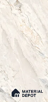 Marble Look Floor & Wall Tile TL 11011 Craft Argenta 4 ft x 2 ft Carving Matte Finish Vitrified Tile - 9 mm | 6 Random Designs | Suitable For living Room, Bedroom, Bathroom