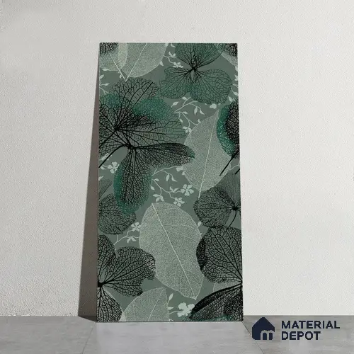 Marble Wall Tile TL 09188 Basil Decore 4 ft x 2 ft Dazzle Finish Vitrified Tile - 9 mm | 1 Random Design | Suitable For Living Room, Bedroom, Dining Area