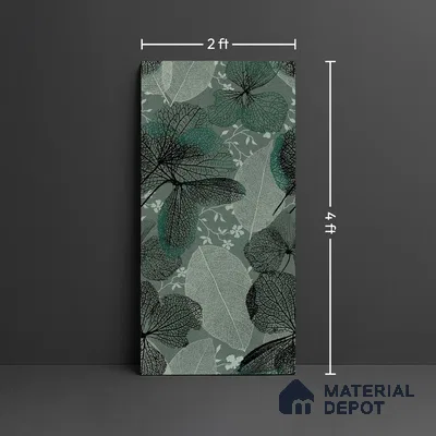 Marble Wall Tile TL 09188 Basil Decore 4 ft x 2 ft Dazzle Finish Vitrified Tile - 9 mm | 1 Random Design | Suitable For Living Room, Bedroom, Dining Area (Sample)