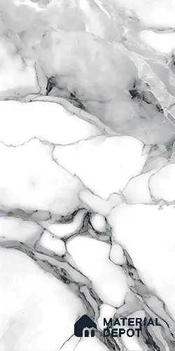 Marble Floor & Wall Tile TL 09186 Fluid Grey 4 ft x 2 ft Dazzle Finish Vitrified Tile - 9 mm | 3 Random Design | Suitable For Living Room, Bedroom, Dining Area