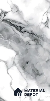 Marble Floor & Wall Tile TL 09186 Fluid Grey 4 ft x 2 ft Dazzle Finish Vitrified Tile - 9 mm | 3 Random Design | Suitable For Living Room, Bedroom, Dining Area