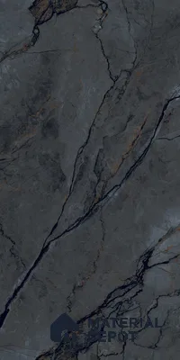 Marble Floor & Wall Tile TL 09191 Silvamen Dark Gluv 4 ft x 2 ft Dazzle Finish Vitrified Tile - 9 mm | 5 Random Design | Suitable For Living Room, Bedroom, Dining Area