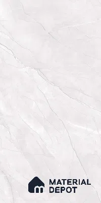 Marble Floor & Wall Tile TL 09213 Vezin Bianco Ting 4 ft x 2 ft Dazzy Finish Vitrified Tile - 9 mm | 6 Random Design | Suitable For Living Room, Bedroom, Dining Area