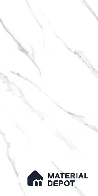 Marble Floor & Wall Tile TL 09212 Zion White Ting 4 ft x 2 ft Dazzy Finish Vitrified Tile - 9 mm | 8 Random Design | Suitable For Living Room, Bedroom, Dining Area