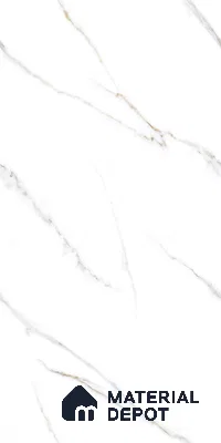 Marble Floor & Wall Tile TL 09212 Zion White Ting 4 ft x 2 ft Dazzy Finish Vitrified Tile - 9 mm | 8 Random Design | Suitable For Living Room, Bedroom, Dining Area