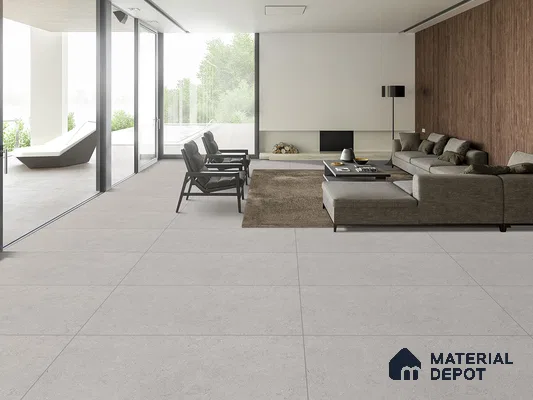 Marble Floor & Wall Tile TL 09259 Fontana Gris Glit 4 ft x 2 ft Fusion Finish Vitrified Tile - 9 mm | 5 Random Design | Suitable For Living Room, Bedroom, Dining Area