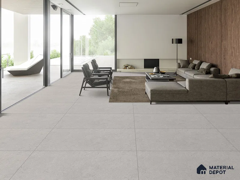 Marble Floor & Wall Tile TL 09259 Fontana Gris Glit 4 ft x 2 ft Fusion Finish Vitrified Tile - 9 mm | 5 Random Design | Suitable For Living Room, Bedroom, Dining Area