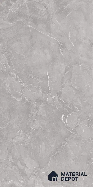 Marble Floor & Wall Tile TL 09280 Coloso Gris 4 ft x 2 ft Fusion Finish Vitrified Tile - 9 mm | 5 Random Design | Suitable For Living Room, Bedroom, Dining Area