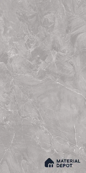 Marble Floor & Wall Tile TL 09280 Coloso Gris 4 ft x 2 ft Fusion Finish Vitrified Tile - 9 mm | 5 Random Design | Suitable For Living Room, Bedroom, Dining Area