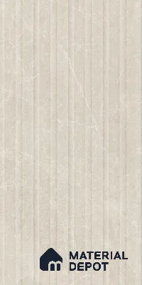 Punch Floor & Wall Tile TL 09262 Pulse Crema Glit Wave 4 ft x 2 ft Fusion Finish Vitrified Tile - 9 mm | 6 Random Design | Suitable For Living Room, Bedroom, Dining Area