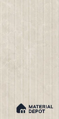 Punch Floor & Wall Tile TL 09262 Pulse Crema Glit Wave 4 ft x 2 ft Fusion Finish Vitrified Tile - 9 mm | 6 Random Design | Suitable For Living Room, Bedroom, Dining Area