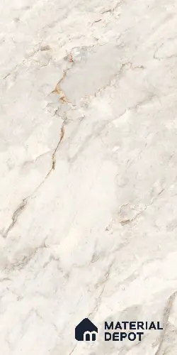 Marble Floor & Wall Tile TL 09271 Satuario Brasiliano Glit 4 ft x 2 ft Fusion Finish Vitrified Tile - 9 mm | 6 Random Design | Suitable For Living Room, Bedroom, Dining Area