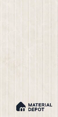 Punch Floor & Wall Tile TL 09264 Pulse Ivory Glit Wave 4 ft x 2 ft Fusion Finish Vitrified Tile - 9 mm | 6 Random Design | Suitable For Living Room, Bedroom, Dining Area
