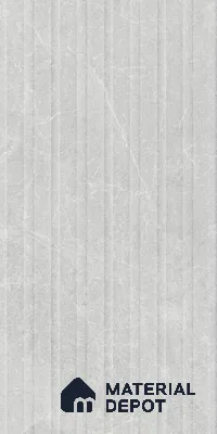 Punch Floor & Wall Tile TL 09266 Pulse Gris Glit Wave 4 ft x 2 ft Fusion Finish Vitrified Tile - 9 mm | 6 Random Design | Suitable For Living Room, Bedroom, Dining Area