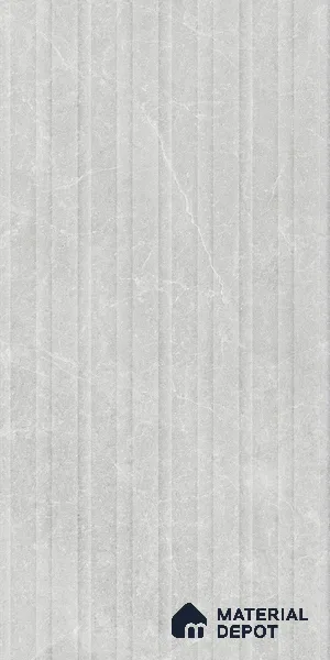 Punch Floor & Wall Tile TL 09266 Pulse Gris Glit Wave 4 ft x 2 ft Fusion Finish Vitrified Tile - 9 mm | 6 Random Design | Suitable For Living Room, Bedroom, Dining Area