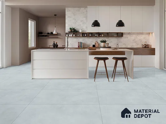 Marble Floor & Wall Tile TL 09268 Castella Mint 4 ft x 2 ft Fusion Finish Vitrified Tile - 9 mm | 7 Random Design | Suitable For Living Room, Bedroom, Dining Area