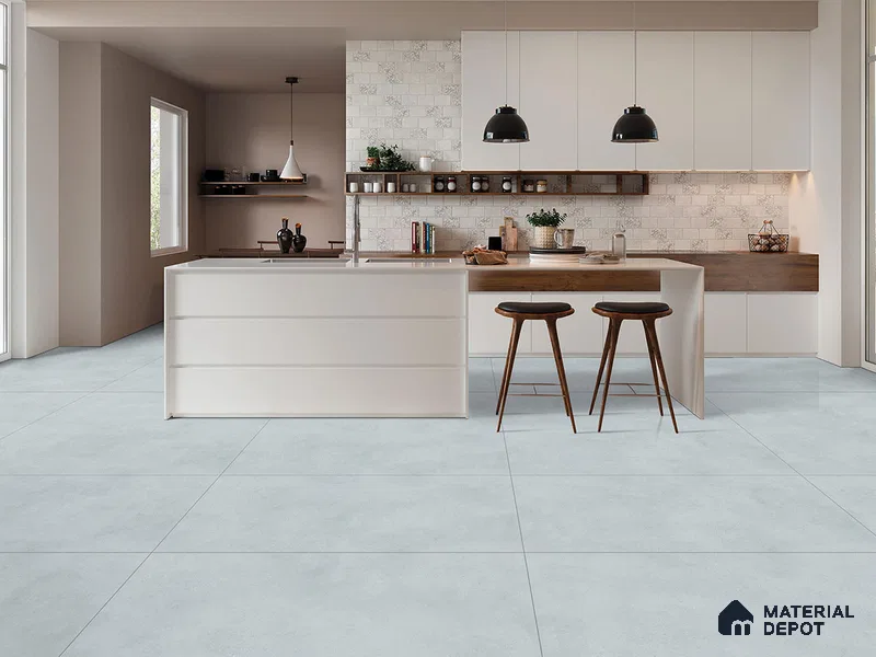 Marble Floor & Wall Tile TL 09268 Castella Mint 4 ft x 2 ft Fusion Finish Vitrified Tile - 9 mm | 7 Random Design | Suitable For Living Room, Bedroom, Dining Area