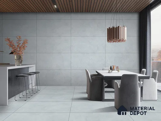 Marble Floor & Wall Tile TL 09267 Castella Mint Hexa 4 ft x 2 ft Fusion Finish Vitrified Tile - 9 mm | 7 Random Design | Suitable For Living Room, Bedroom, Dining Area