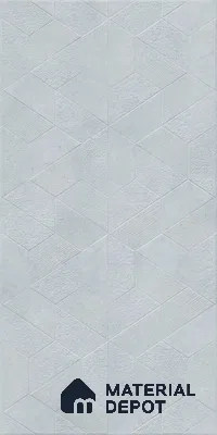 Marble Floor & Wall Tile TL 09267 Castella Mint Hexa 4 ft x 2 ft Fusion Finish Vitrified Tile - 9 mm | 7 Random Design | Suitable For Living Room, Bedroom, Dining Area