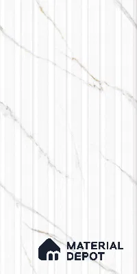 Marble Floor & Wall Tile TL 09258 Zion White Glit Wave 4 ft x 2 ft Fusion Finish Vitrified Tile - 9 mm | 8 Random Design | Suitable For Living Room, Bedroom, Dining Area