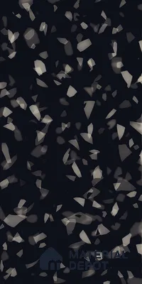 Terrazzo Floor & Wall Tile TL 09220 Carmen Black 4 ft x 2 ft Glamour Finish Vitrified Tile - 9 mm | 4 Random Design | Suitable For Living Room, Bedroom, Dining Area