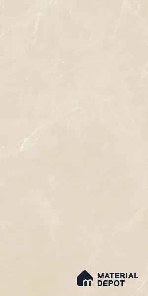Marble Floor & Wall Tile TL 10304 C Misty Crema 4 ft x 2 ft Glossy Finish Vitrified Tile - 9 mm | 5 Random Design | Suitable For Living Room, Bedroom, Dining Area