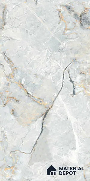 Marble Floor & Wall Tile TL 10299 SGH Florian Blue Endless 4 ft x 2 ft Glossy Finish Vitrified Tile - 9 mm | Suitable For living Room, Bedroom, Bathroom