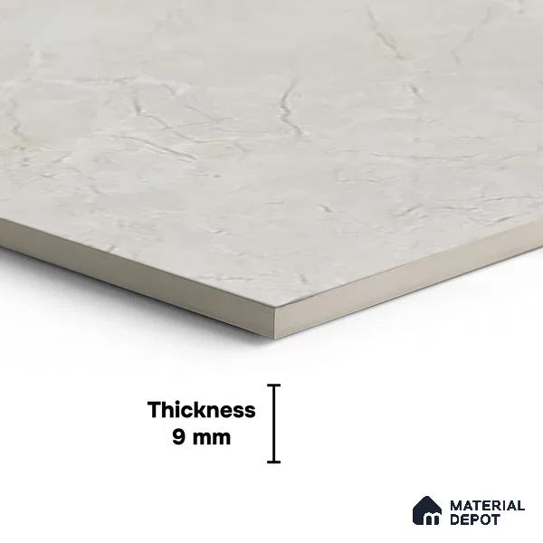 Patterned Floor & Wall Tile TL 09326 Elevate Perla 4 ft x 2 ft Infinia Finish Vitrified Tile - 9 mm | 3 Random Design | Suitable For Living Room, Bedroom, Dining Area