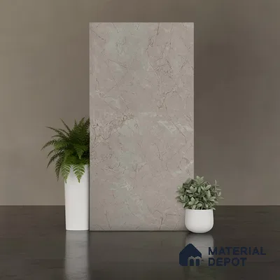 Stone Floor & Wall Tile TL 09327 Elevate Pure 4 ft x 2 ft Infinia Finish Vitrified Tile - 9 mm | 3 Random Design | Suitable For Living Room, Bedroom, Dining Area