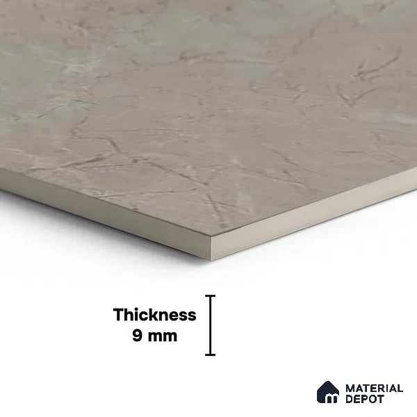 Stone Floor & Wall Tile TL 09327 Elevate Pure 4 ft x 2 ft Infinia Finish Vitrified Tile - 9 mm | 3 Random Design | Suitable For Living Room, Bedroom, Dining Area