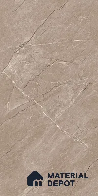 Marble Floor & Wall Tile TL 09309 Euri Brown 4 ft x 2 ft Infinia Finish Vitrified Tile - 9 mm | 4 Random Design | Suitable For Living Room, Bedroom, Dining Area