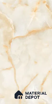 Marble Floor & Wall Tile TL 09318 B Smog Beige 4 ft x 2 ft Glossy Finish Vitrified Tile - 9 mm | 4 Random Design | Suitable For Living Room, Bedroom, Dining Area
