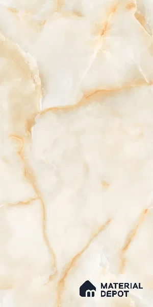 Marble Floor & Wall Tile TL 09318 B Smog Beige 4 ft x 2 ft Glossy Finish Vitrified Tile - 9 mm | 4 Random Design | Suitable For Living Room, Bedroom, Dining Area