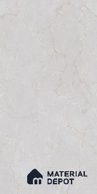 Marble Floor & Wall Tile TL 09315 Aria Bianco 4 ft x 2 ft Infinia Finish Vitrified Tile - 9 mm | 5 Random Design | Suitable For Living Room, Bedroom, Dining Area