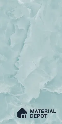 Marble Floor & Wall Tile TL 09328 Rose Onyx Aqua 4 ft x 2 ft Infinia Finish Vitrified Tile - 9 mm | 6 Random Design | Suitable For Living Room, Bedroom, Dining Area