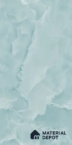Marble Floor & Wall Tile TL 09328 Rose Onyx Aqua 4 ft x 2 ft Infinia Finish Vitrified Tile - 9 mm | 6 Random Design | Suitable For Living Room, Bedroom, Dining Area