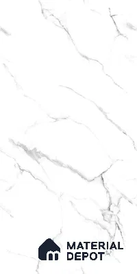 Marble Floor & Wall Tile TL 09319 Wanton Bianco 4 ft x 2 ft Infinia Finish Vitrified Tile - 9 mm | 7 Random Design | Suitable For Living Room, Bedroom, Dining Area