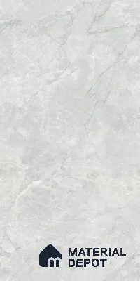 Marble Floor & Wall Tile TL 09250 Lichen Bianco Glit 4 ft x 2 ft Infinia Fusion Finish Vitrified Tile - 9 mm | 4 Random Design | Suitable For Living Room, Bedroom, Dining Area