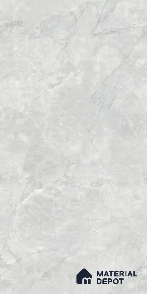 Marble Floor & Wall Tile TL 09250 Lichen Bianco Glit 4 ft x 2 ft Infinia Fusion Finish Vitrified Tile - 9 mm | 4 Random Design | Suitable For Living Room, Bedroom, Dining Area