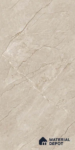Marble Floor & Wall Tile TL 09245 Euri Mist Glit 4 ft x 2 ft Infinia Fusion Finish Vitrified Tile - 9 mm | 4 Random Design | Suitable For Living Room, Bedroom, Dining Area