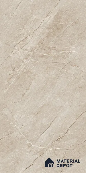 Marble Floor & Wall Tile TL 09245 Euri Mist Glit 4 ft x 2 ft Infinia Fusion Finish Vitrified Tile - 9 mm | 4 Random Design | Suitable For Living Room, Bedroom, Dining Area