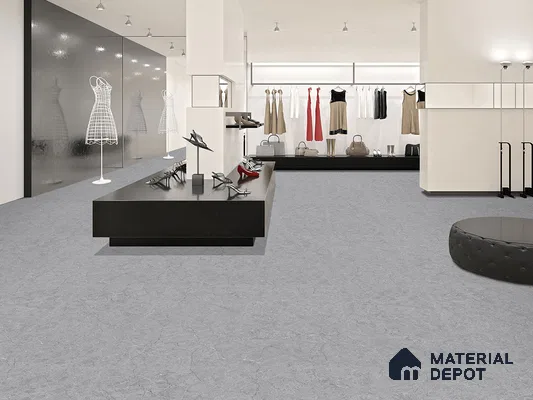 Marble Floor & Wall Tile TL 09231 Refine Grey Glit 4 ft x 2 ft Infinia Fusion Finish Vitrified Tile - 9 mm | 4 Random Design | Suitable For Living Room, Bedroom, Dining Area