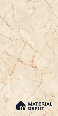 Marble Floor & Wall Tile TL 09251 Tattle Beige Glit 4 ft x 2 ft Infinia Fusion Finish Vitrified Tile - 9 mm | 5 Random Design | Suitable For Living Room, Bedroom, Dining Area